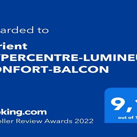 Lorient HYPERCENTRE-LUMINEUX-TOUT CONFORT-BALCON Extérieur photo