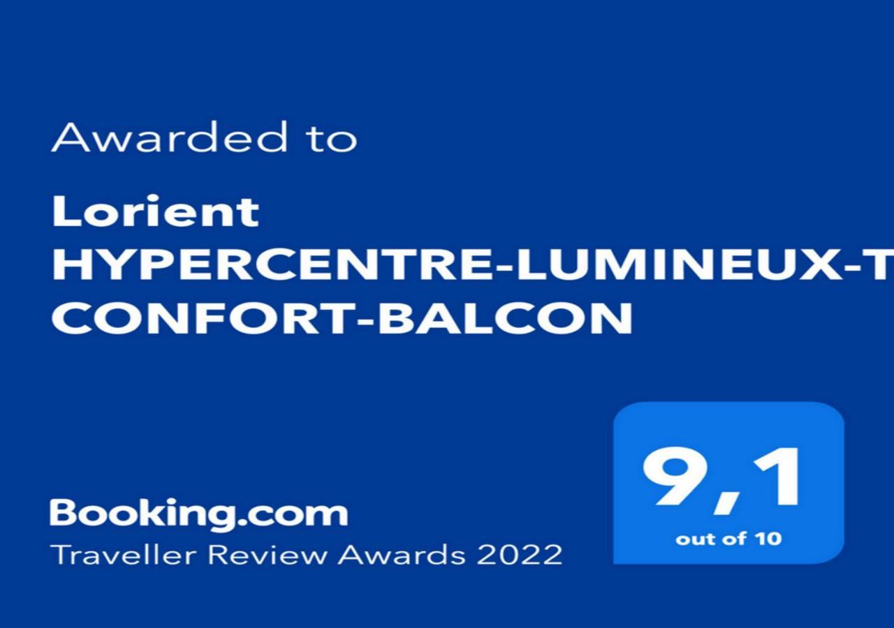 Lorient HYPERCENTRE-LUMINEUX-TOUT CONFORT-BALCON Extérieur photo